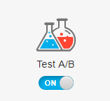 Bouton test A/B Getresponse augmentation de votre taux de conversion sur votre site